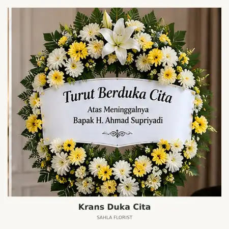 Krans Bunga Duka Kota Kembang Depok